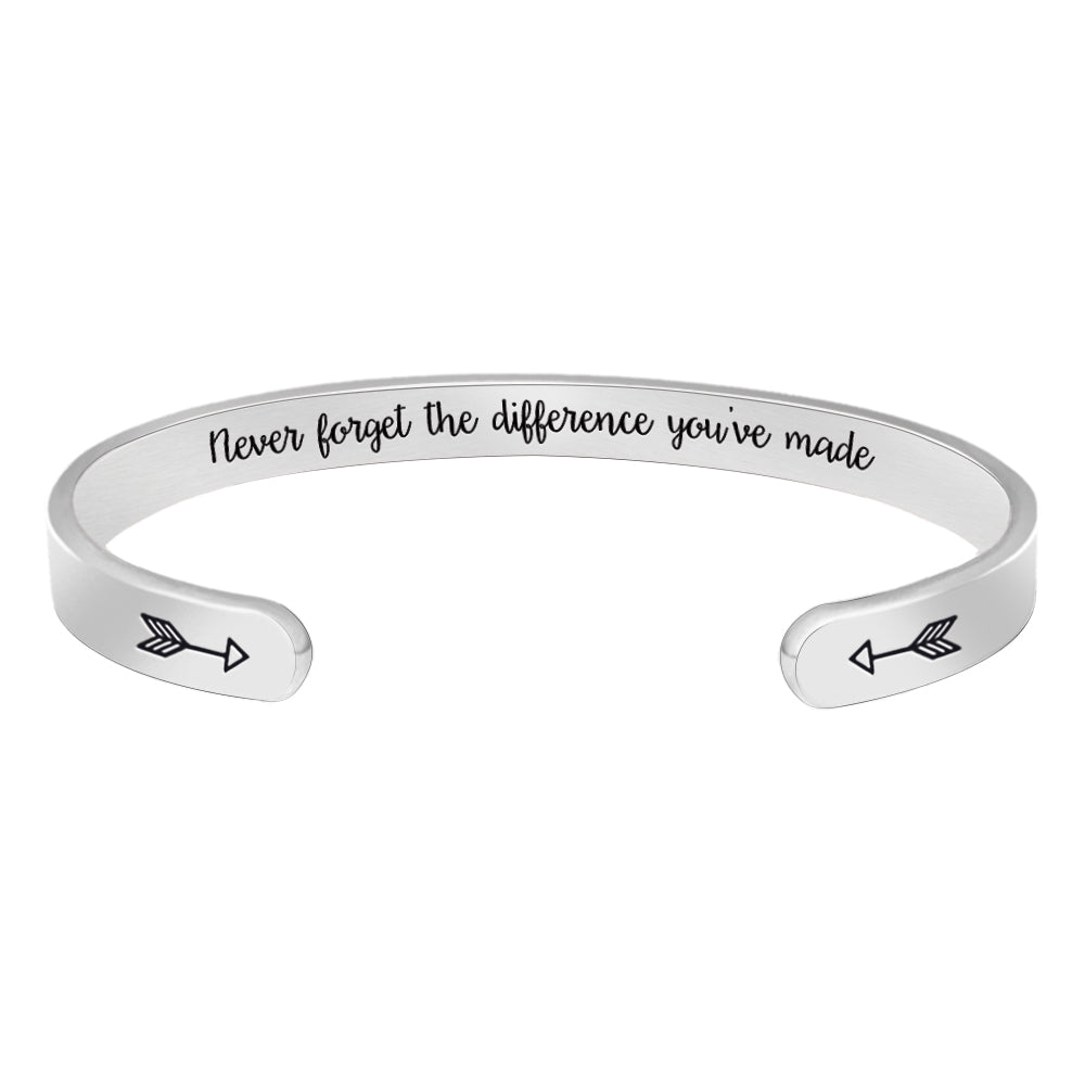 Never forget the difference you've made