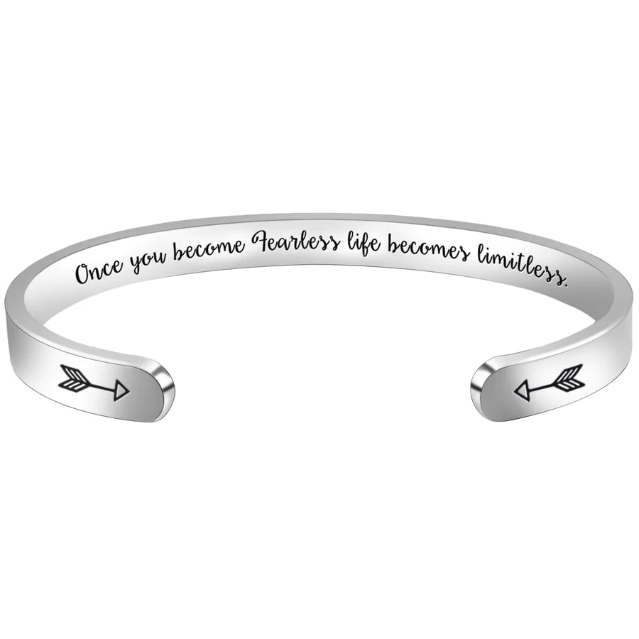 Once you become fearless life Becomes Limitless