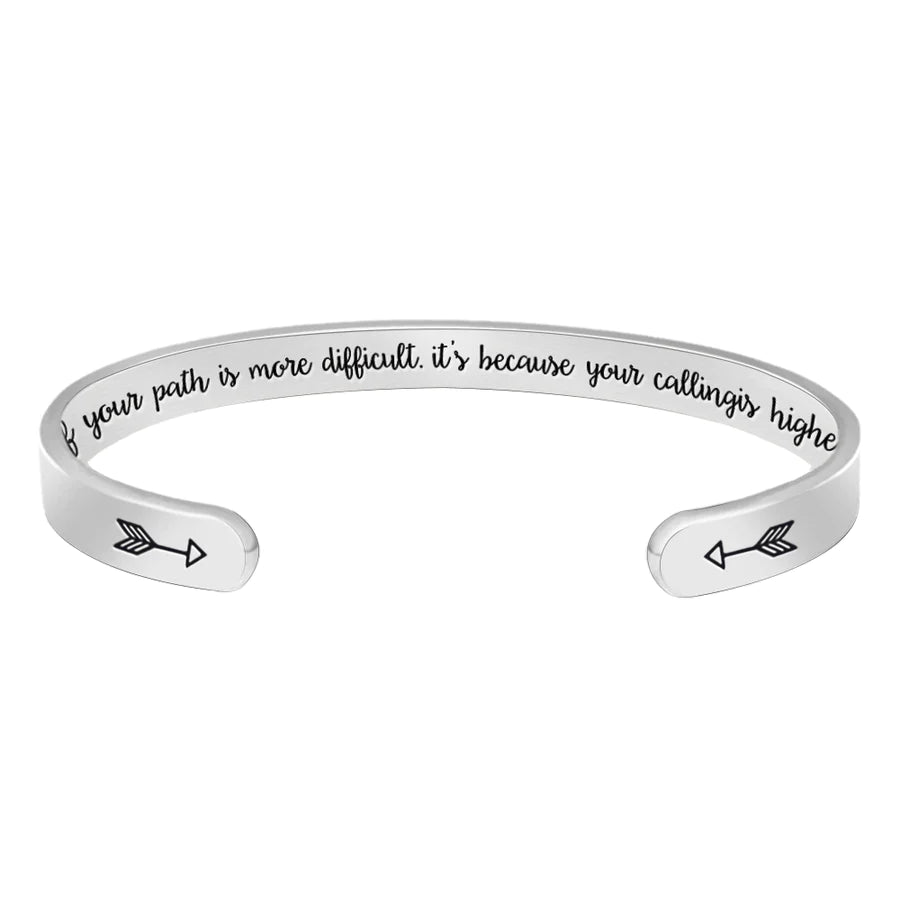 If your path is more difficult it's because your calling is higher.