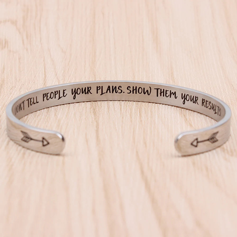 DON’T TELL PEOPLE YOUR PLANS.SHOW THEM YOUR RESULTS.