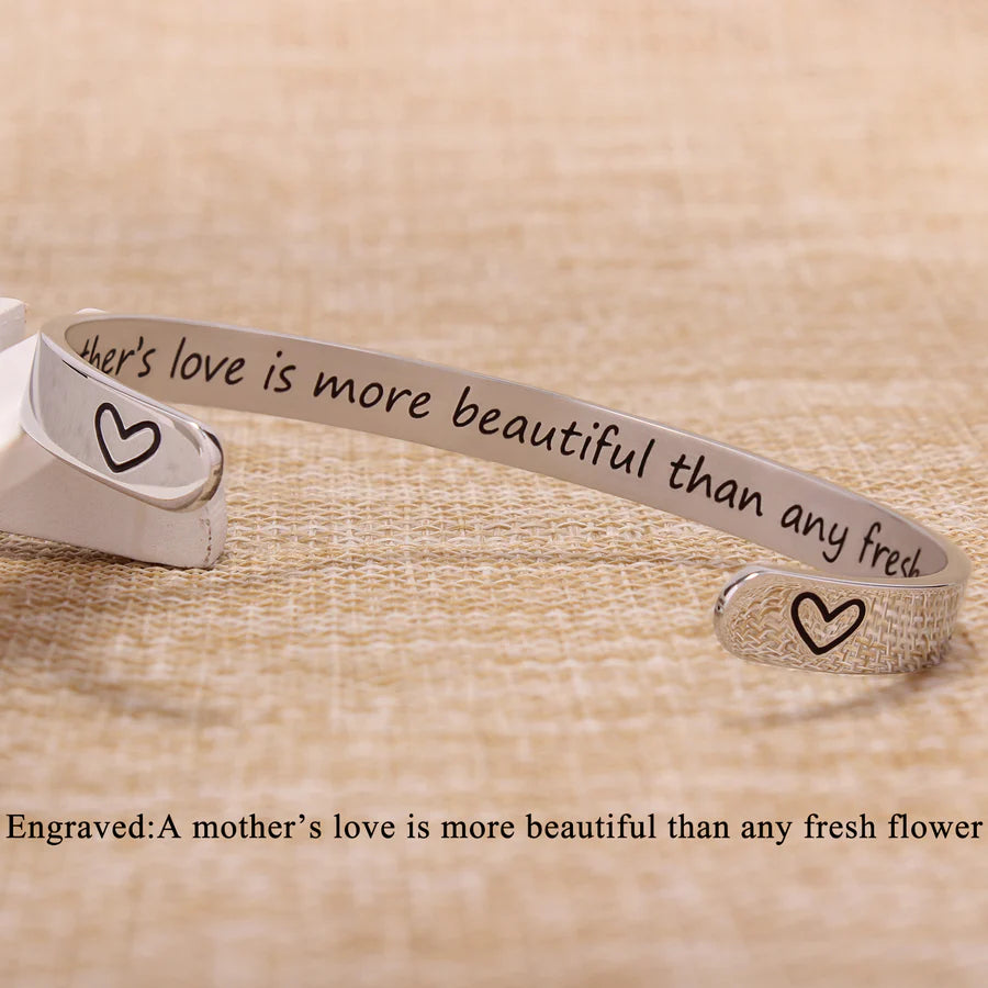 A mother's love is more beautiful than any fresh flower.