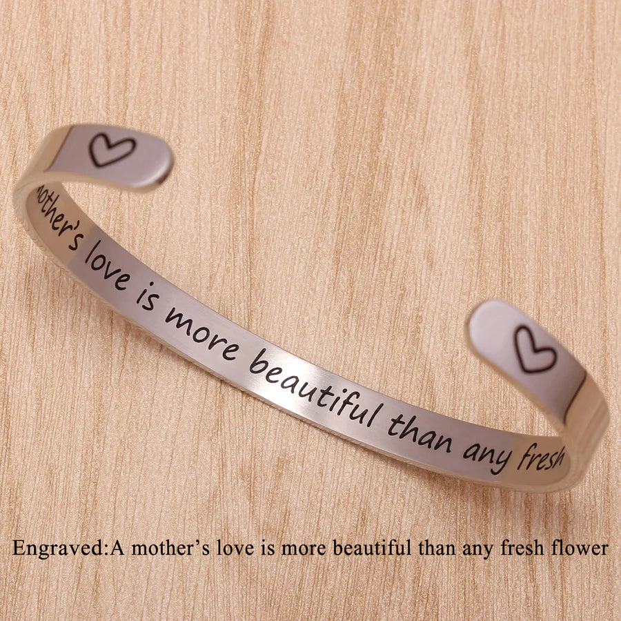 A mother's love is more beautiful than any fresh flower.