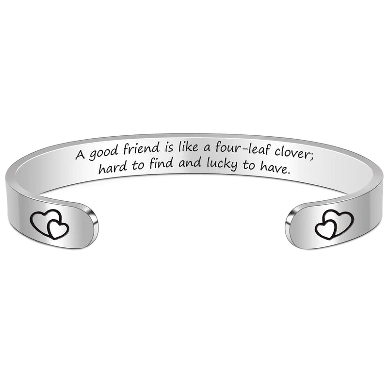 A good friend is like a four-leaf clover; hard to find and lucky to have.