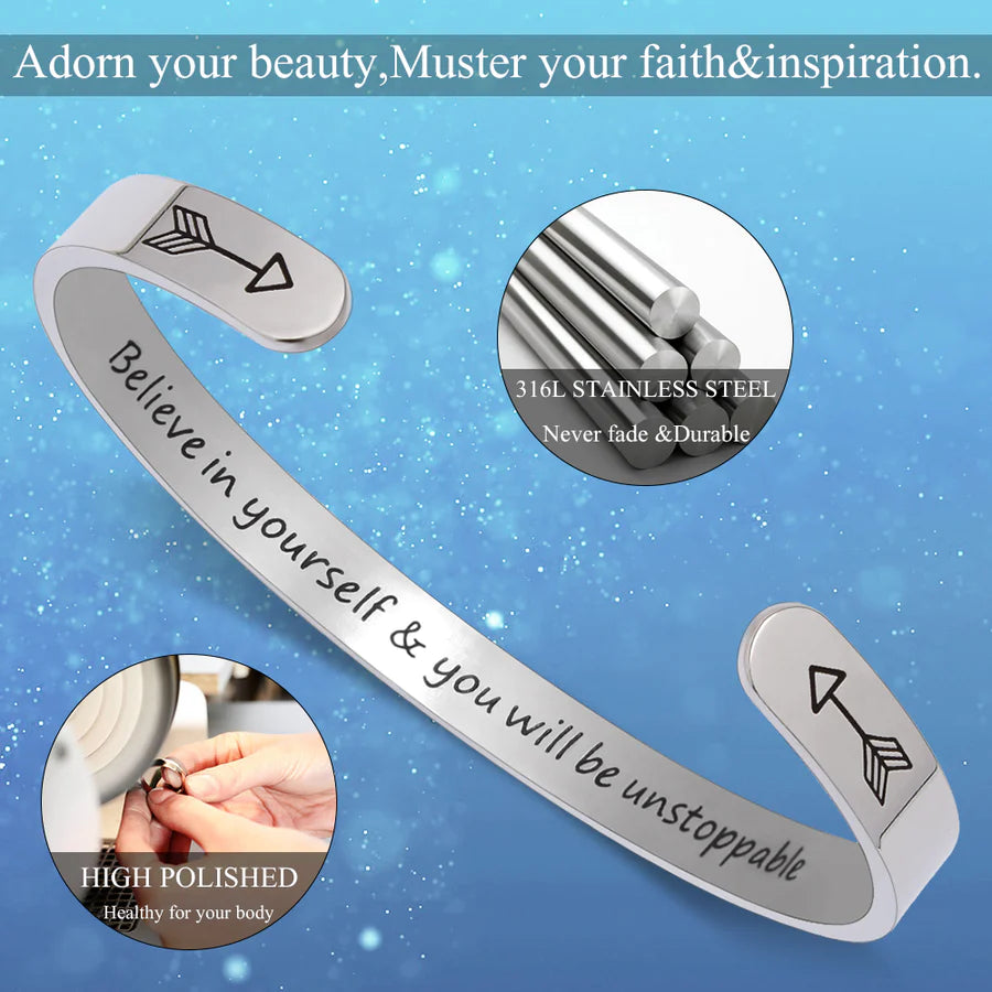 Believe in yourself& you will be unstoppable.