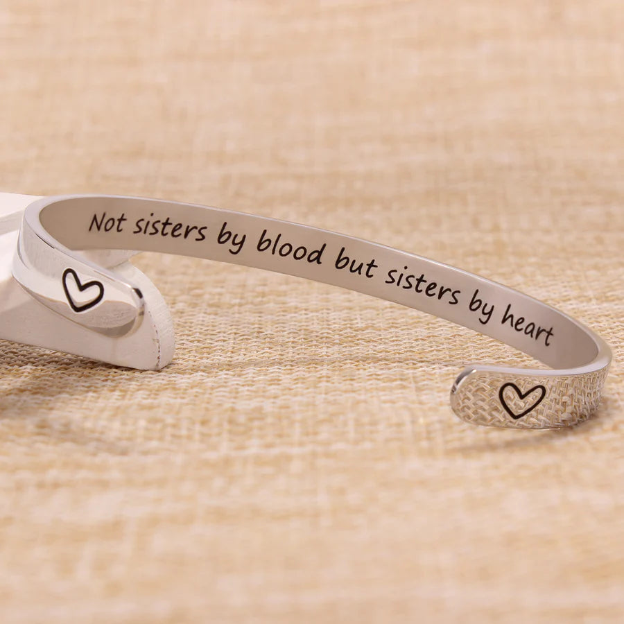 Not sister by blood but sister by heart.