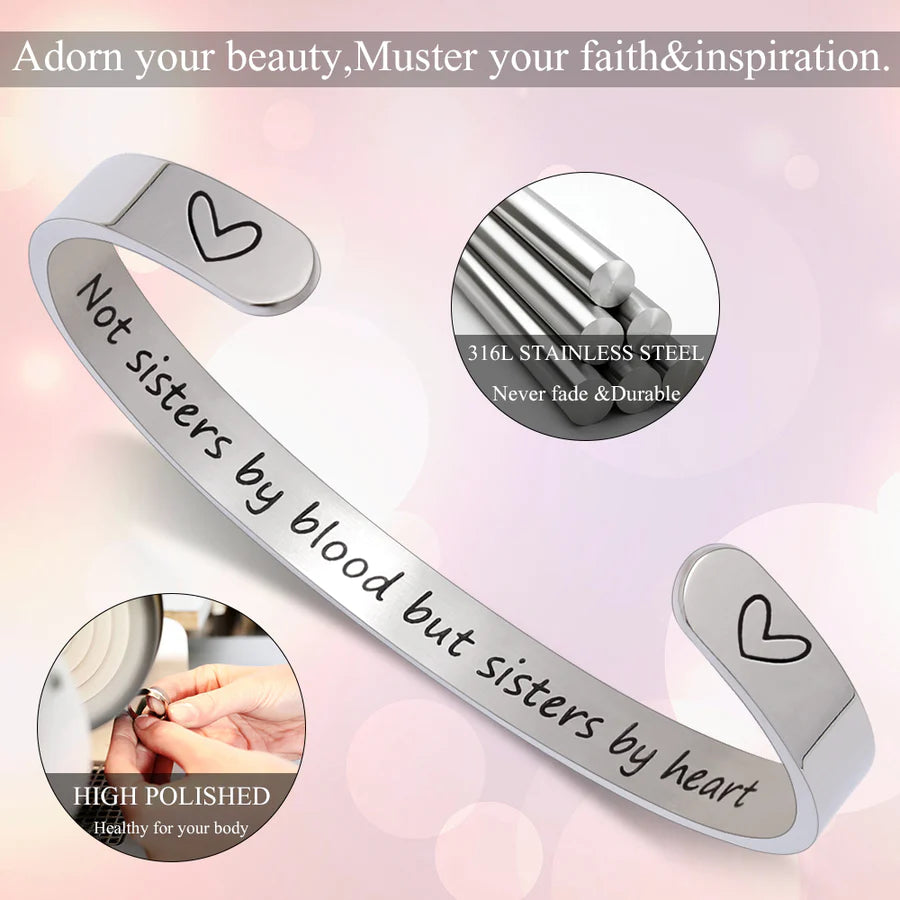 Not sister by blood but sister by heart.