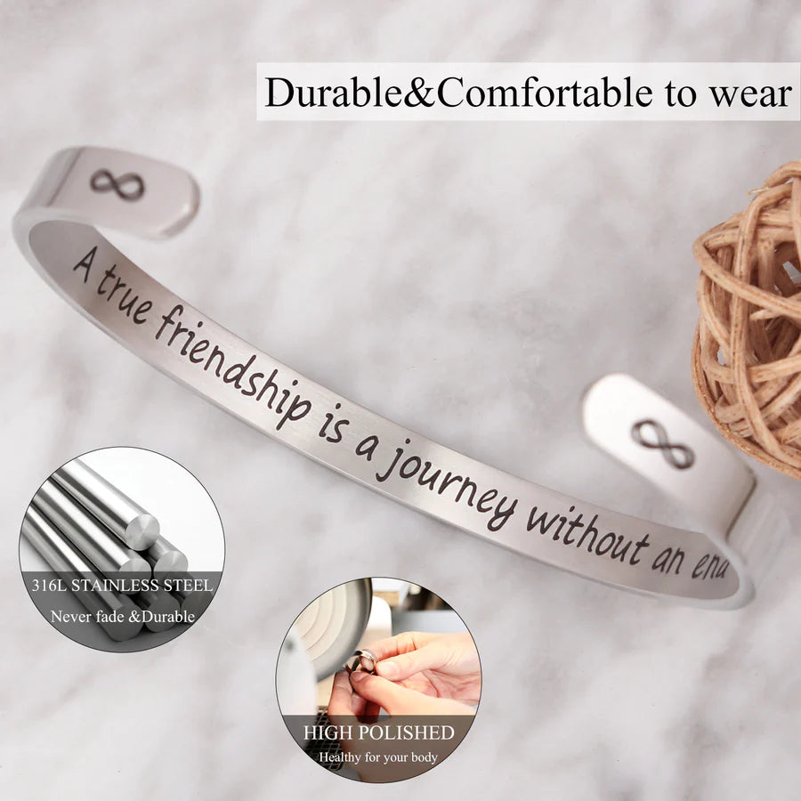 a true friendship is a journey with an end