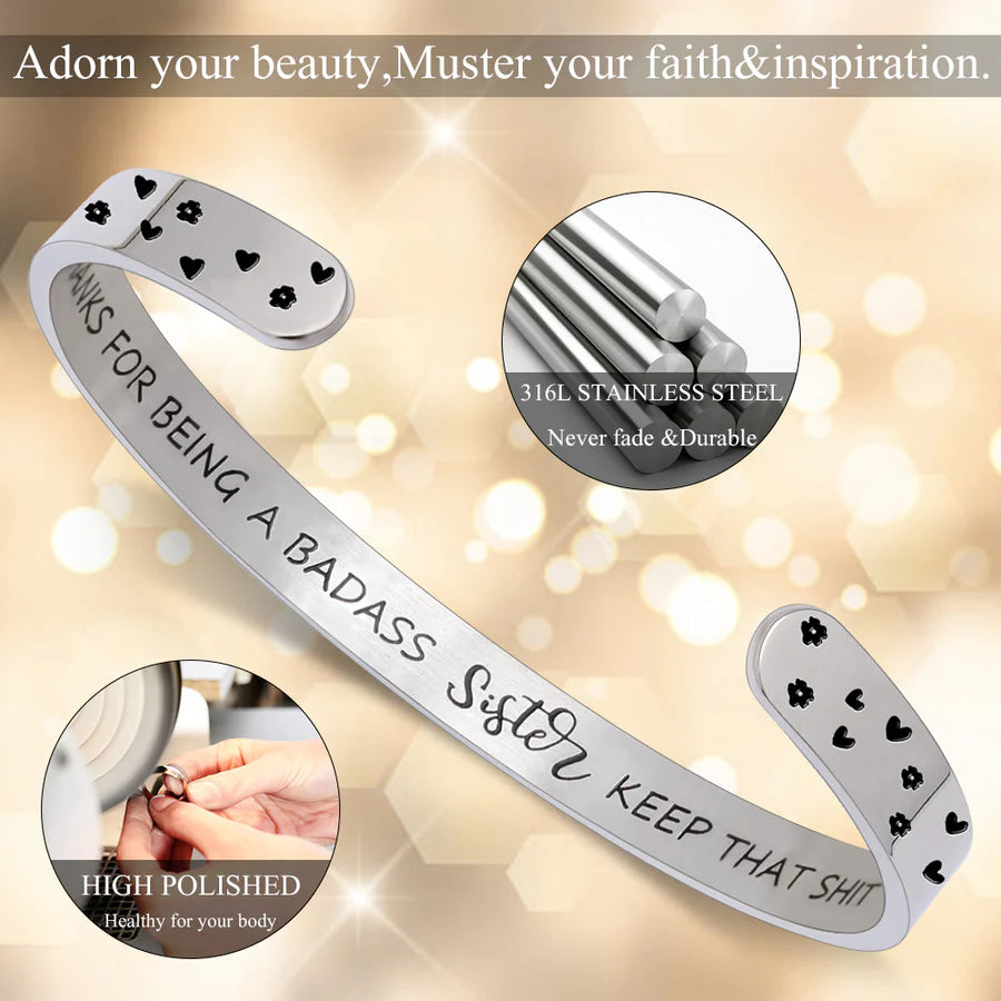 Thanks for being a bad*ss sister keep that shit up