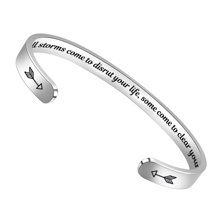 Not all storms come to disrupt your life some come to clear your path