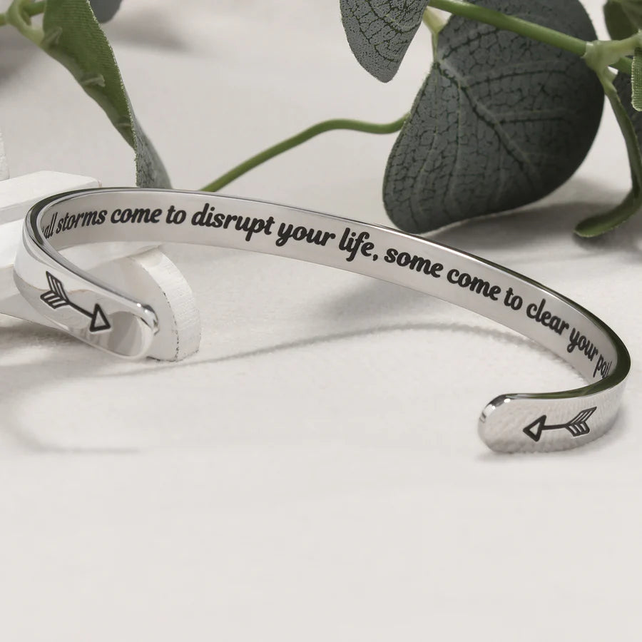 Not all storms come to disrupt your life some come to clear your path