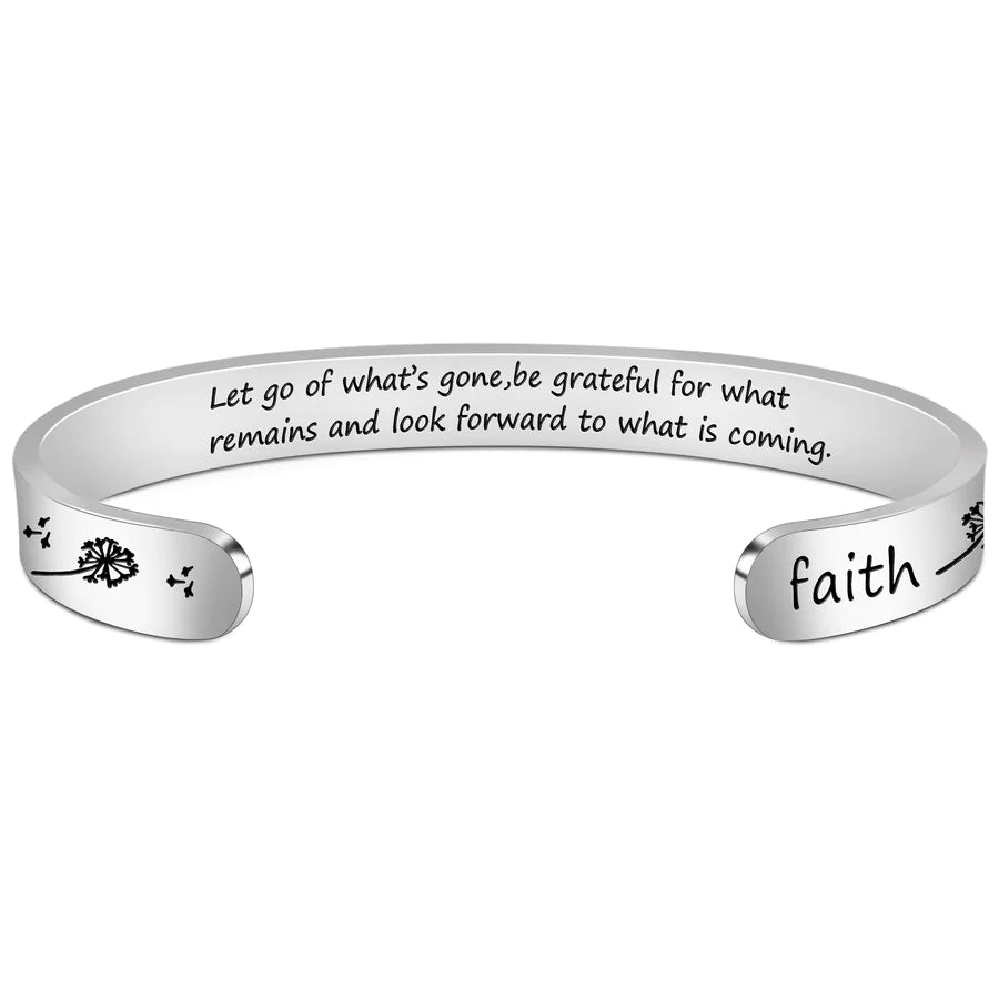 Let go of what's gone.be grateful for what remains and look forward to what is coming