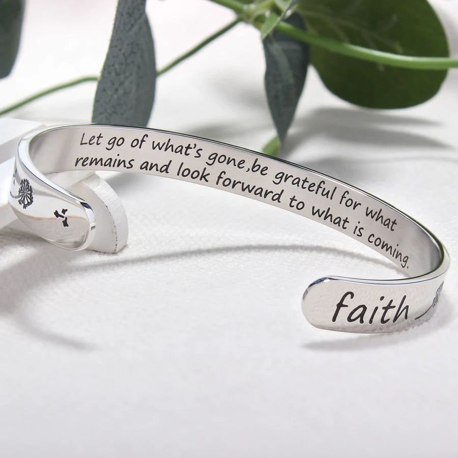 Let go of what's gone.be grateful for what remains and look forward to what is coming