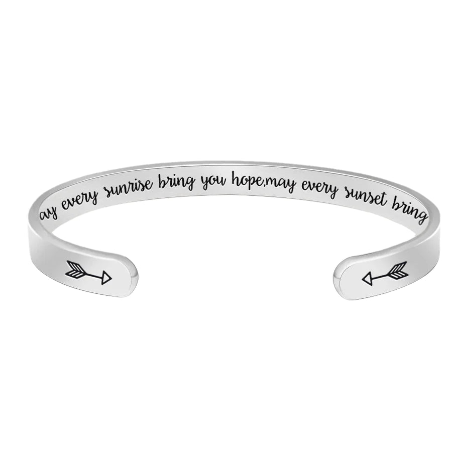 May every sunrise bring you hope, may every sunset bring you peace