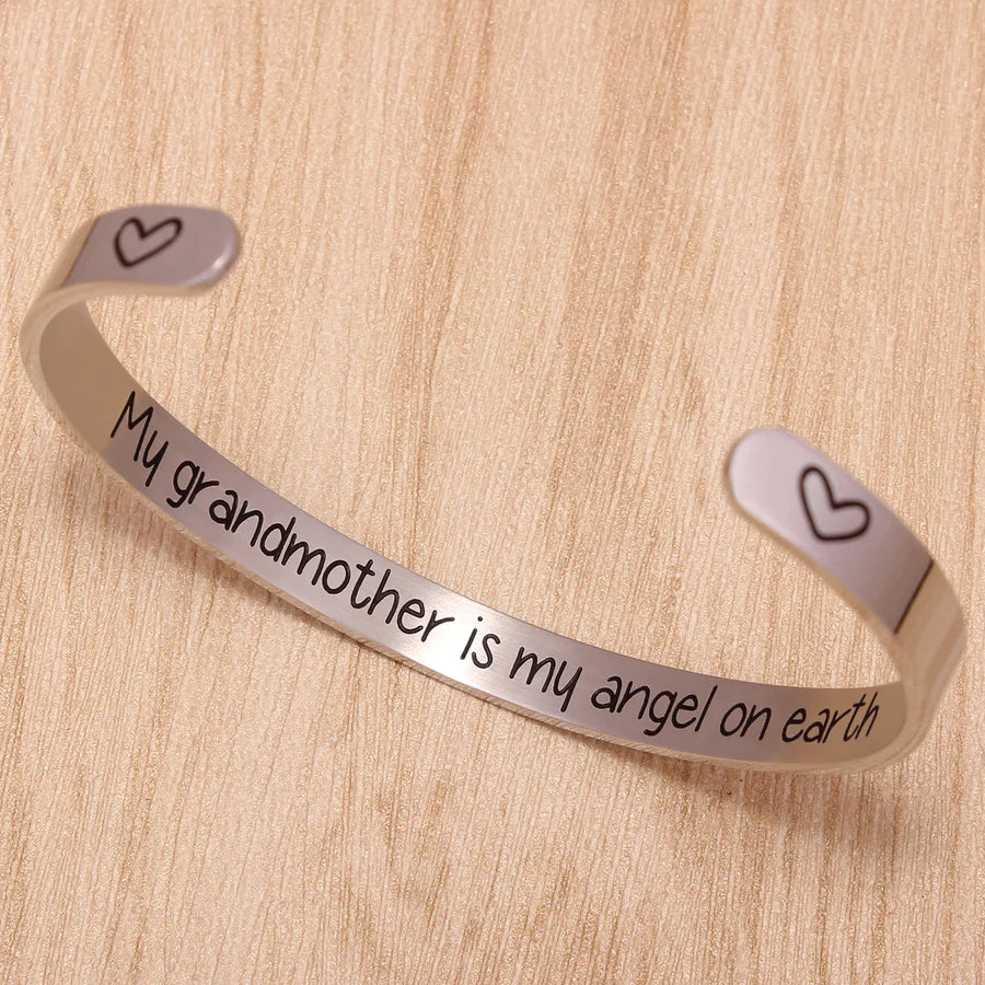 My grandmother is my angel on earth.