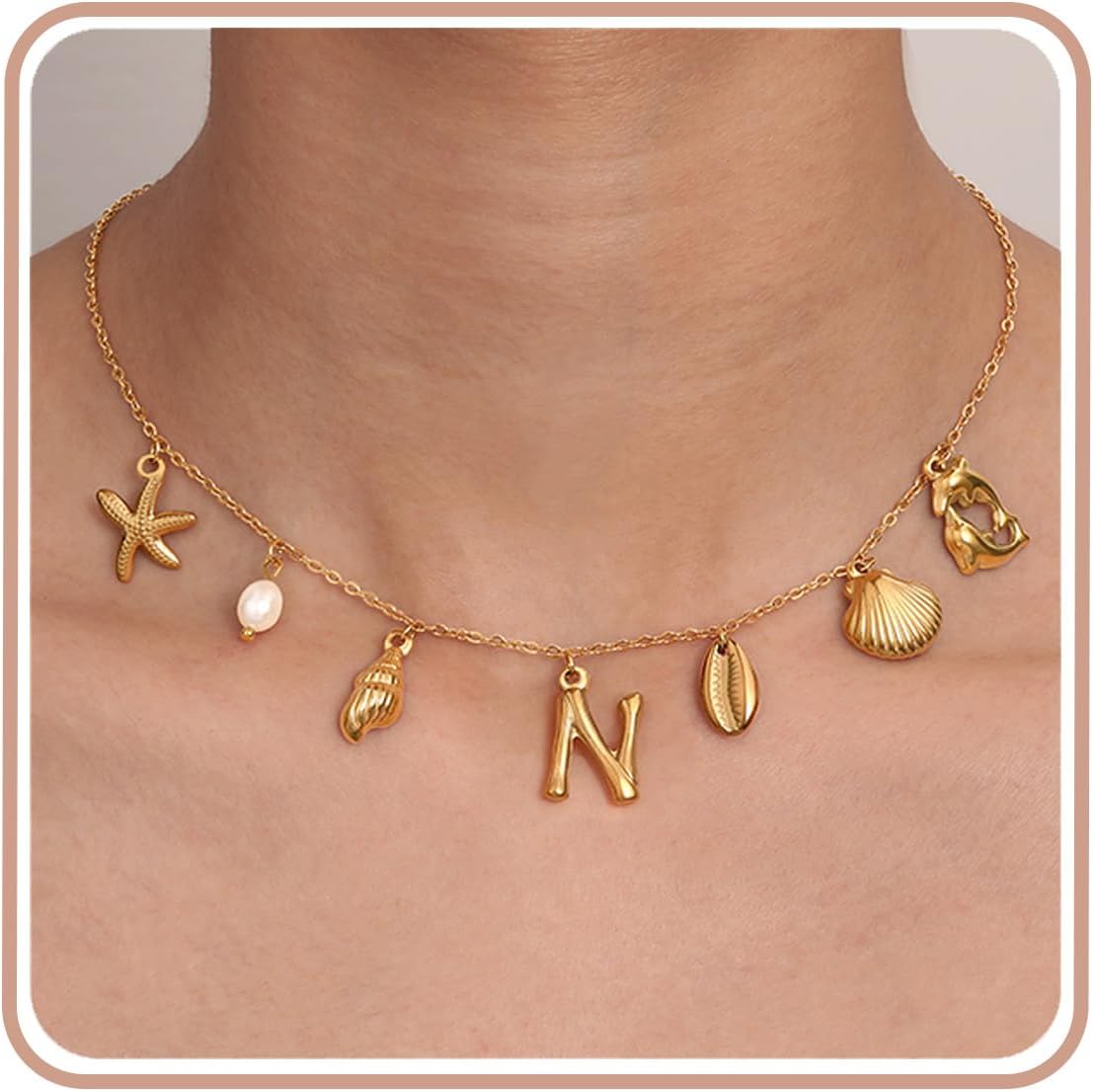 Btysun Bubble Letter Necklace Gold, Initial Necklace for Women Teen Girls Gifts Trendy Stuff 14k Gold Balloon Bubble Necklace Letter A-Z Birthday Christmas Jewelry for Mom Girlfriend Sister Daughter