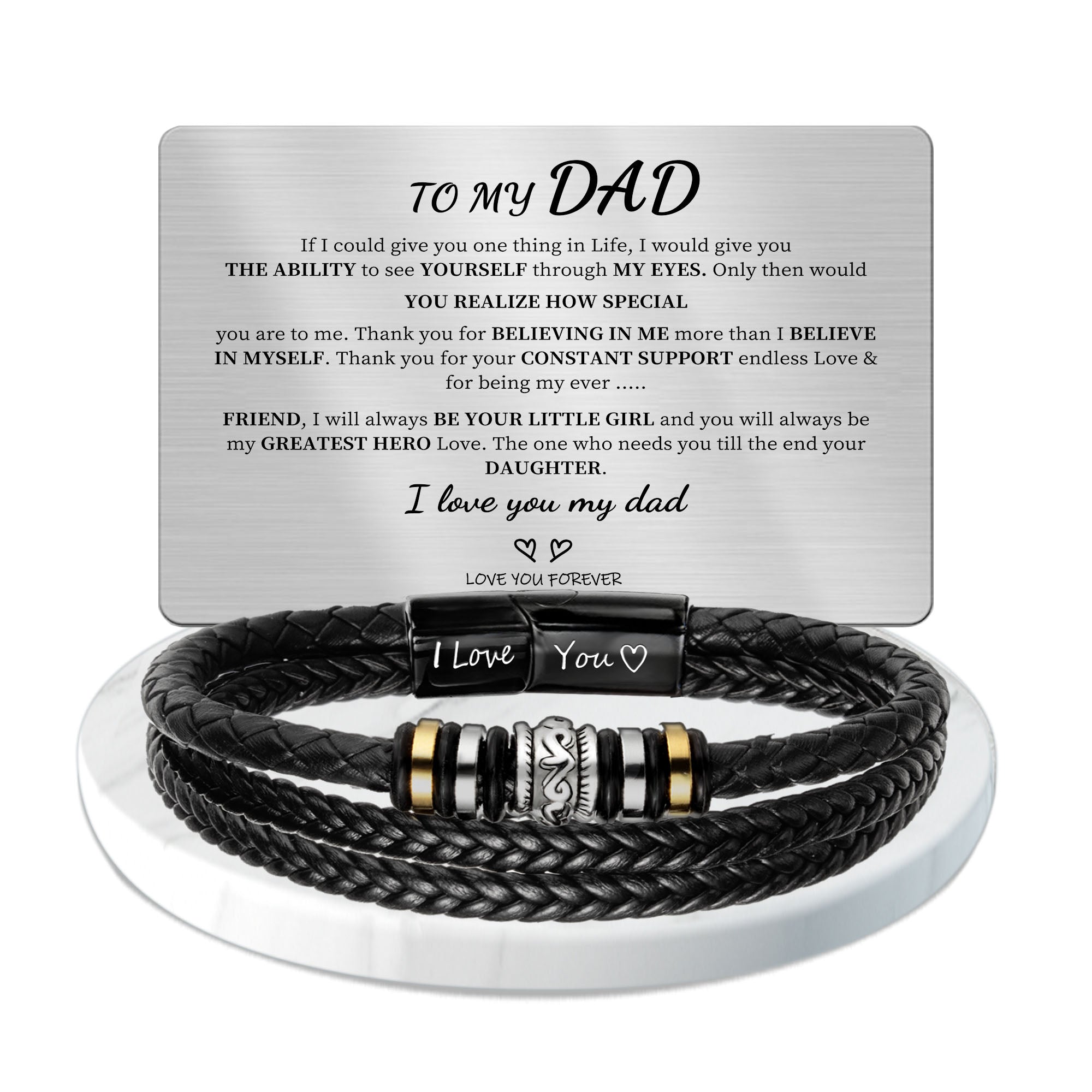 4 / To Dad / 9 inch