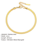 Anklet for Women Snake Chain Link Dainty Ankle Bracelets for women, Boho Cute Summer Beach Anklet Foot Jewelry