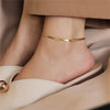 Anklet for Women Snake Chain Link Dainty Ankle Bracelets for women, Boho Cute Summer Beach Anklet Foot Jewelry