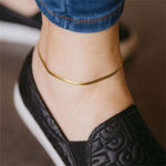 Anklet for Women Snake Chain Link Dainty Ankle Bracelets for women, Boho Cute Summer Beach Anklet Foot Jewelry