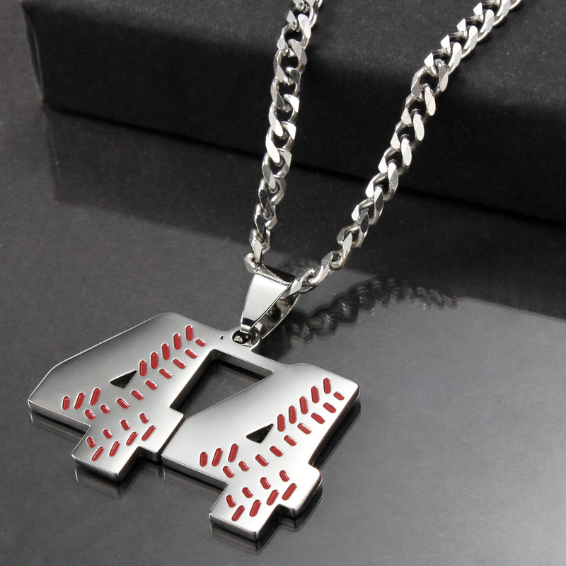 Baseball number necklaces 0 - 49 Birthday/Valentine's/Christmas/Thanksgiving/Easter/New Year's gifts for him