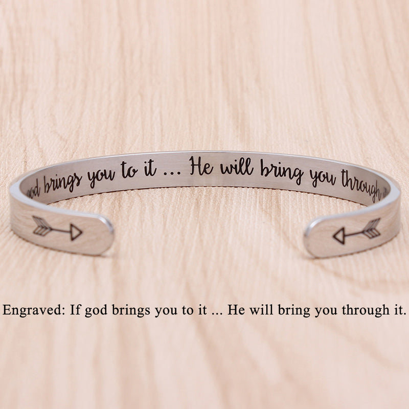 If god brings you to it ... He will bring you through it.