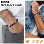 Bead bracelet Initial Bracelet Charm Bracelet for Women Graduation Season Gift Natural Stone Bracelets Gifts for Girlfriend