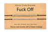 2PCS Fuck off 