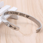 Never f*cking give up silver