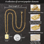 Initial Necklace for Women 18K Gold Plated Letter Necklace CZ Pendant Jewelry Gifts for Her Sister Daughter Birthday Mother's Day Jewelry
