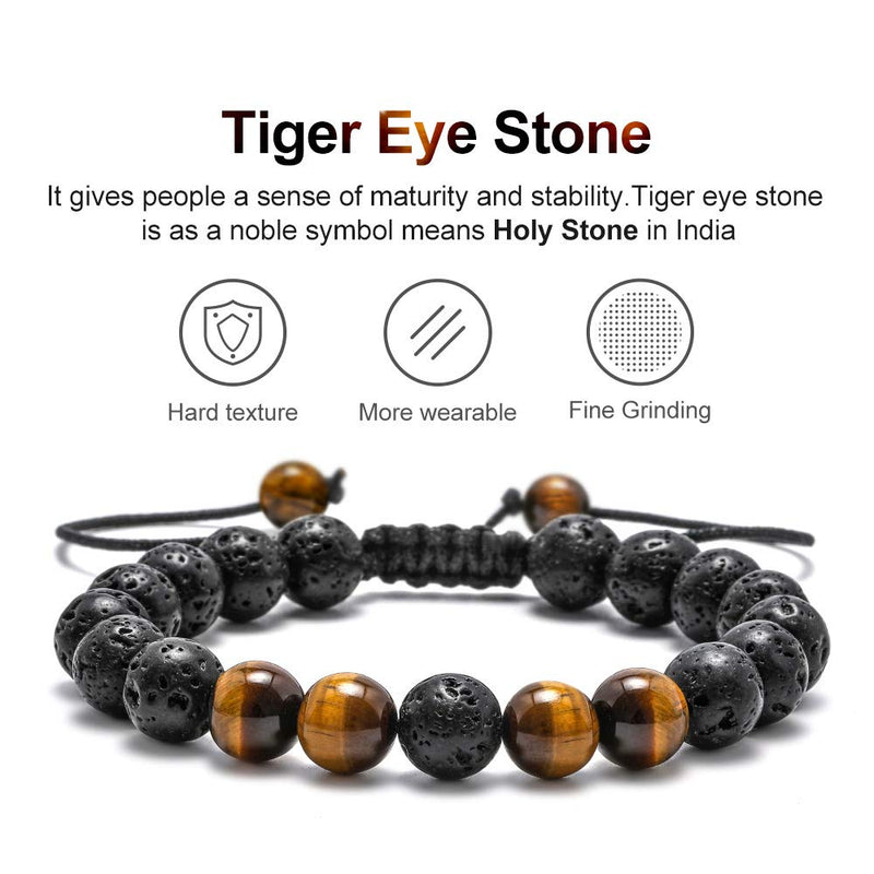 Tiger Eye and Volcanic