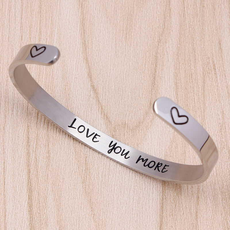 LOVE YOU MORE-silver