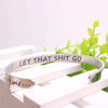 Cuff bracelet - Let that shit go-Cuff Bracelets-Btysun