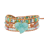 Amazonite Heart