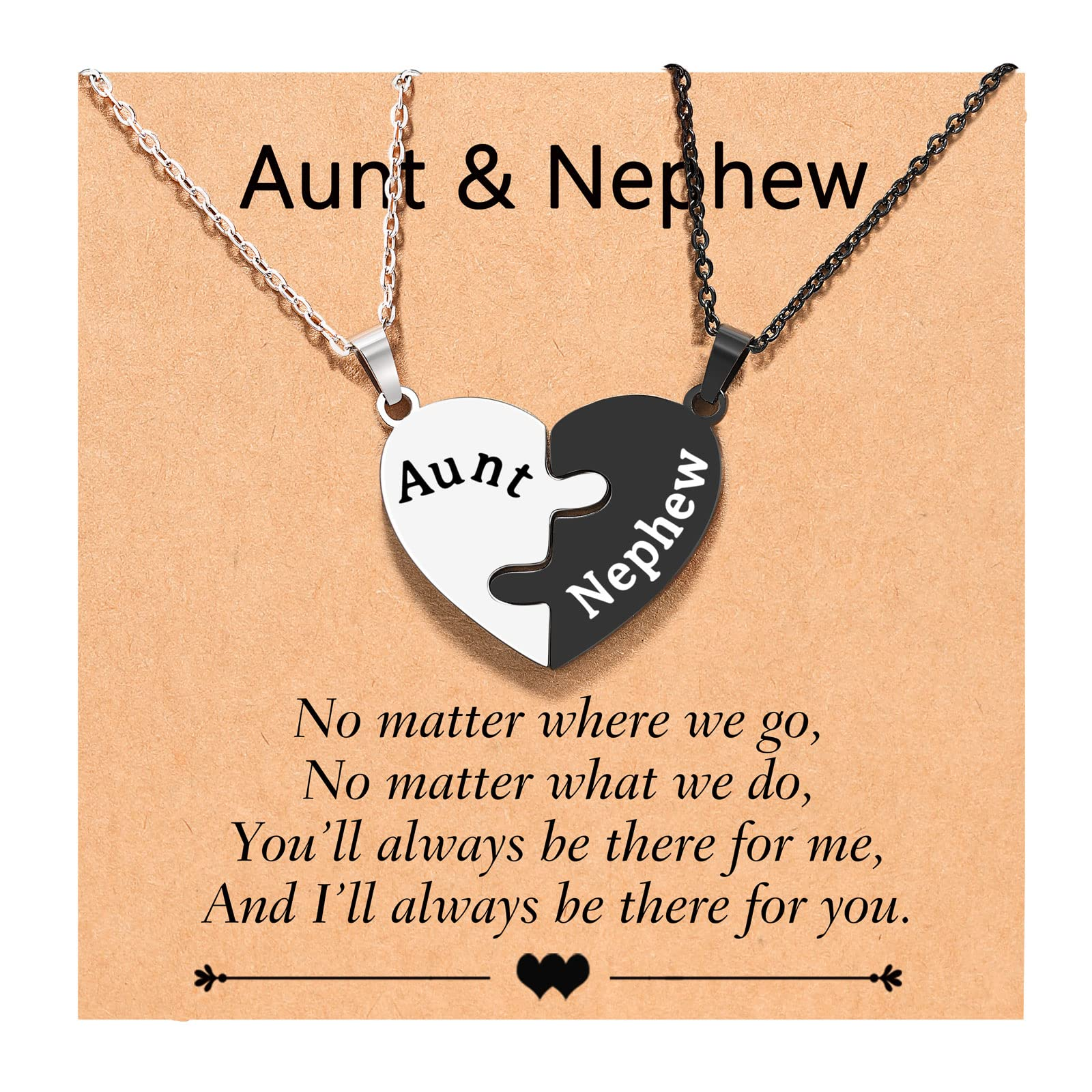 Aunt Nephew-White&Black