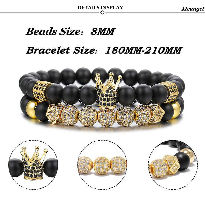 B-Gold Crown Bracelet