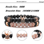 B-Rose Gold Crown Bracelet