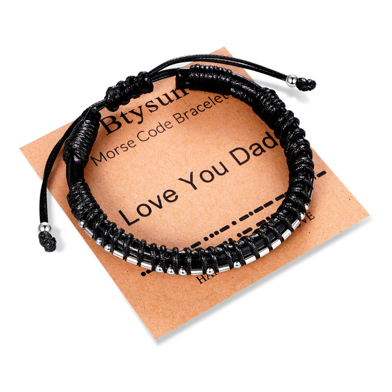 Inspirational Morse Code Bracelet for Women, Gift for Teen Girl, Gifts for Her Daughter Mother Aunt Wife Birthday/Thanksgiving/Christmas.