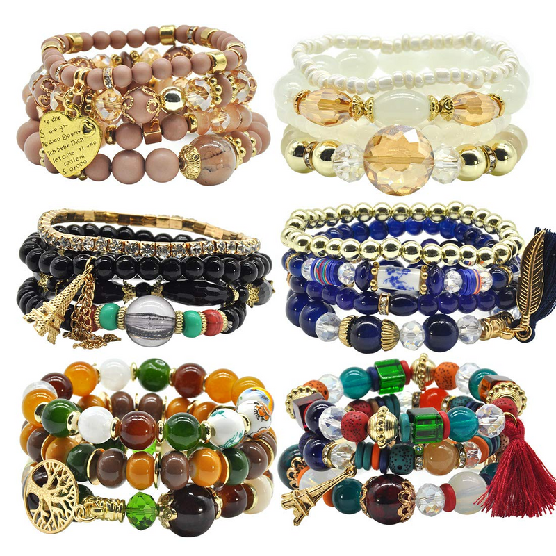 Bead bracelet set for women