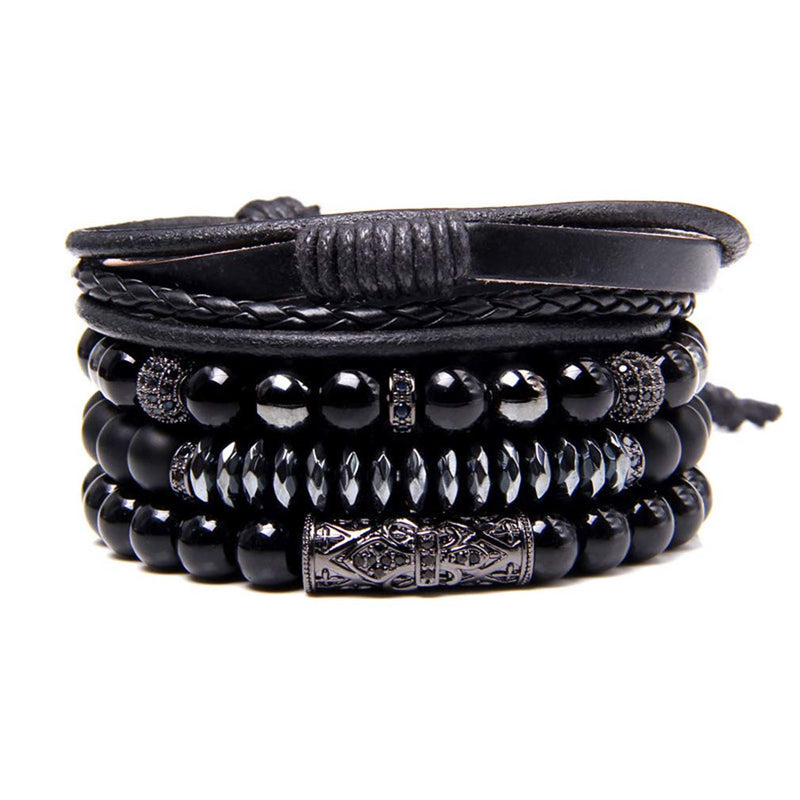 Black leather