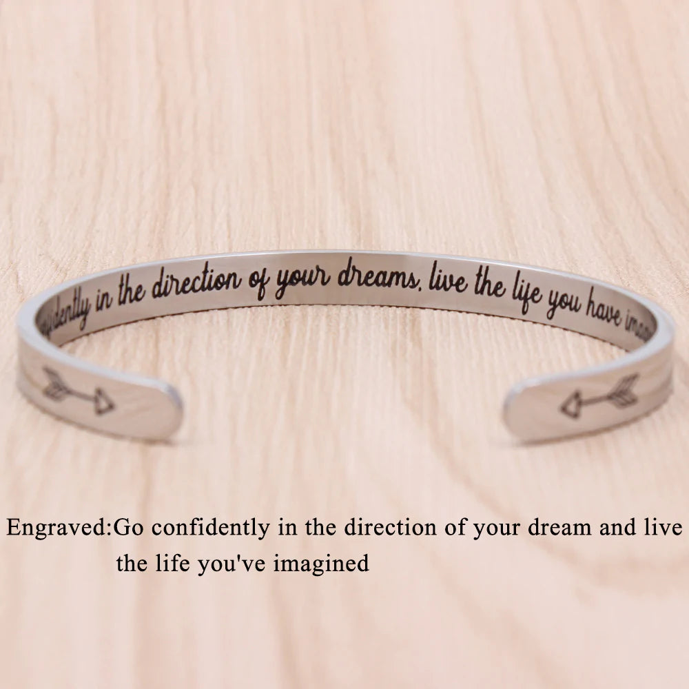 go confidently in the direction of your dream and live the life you've imagined