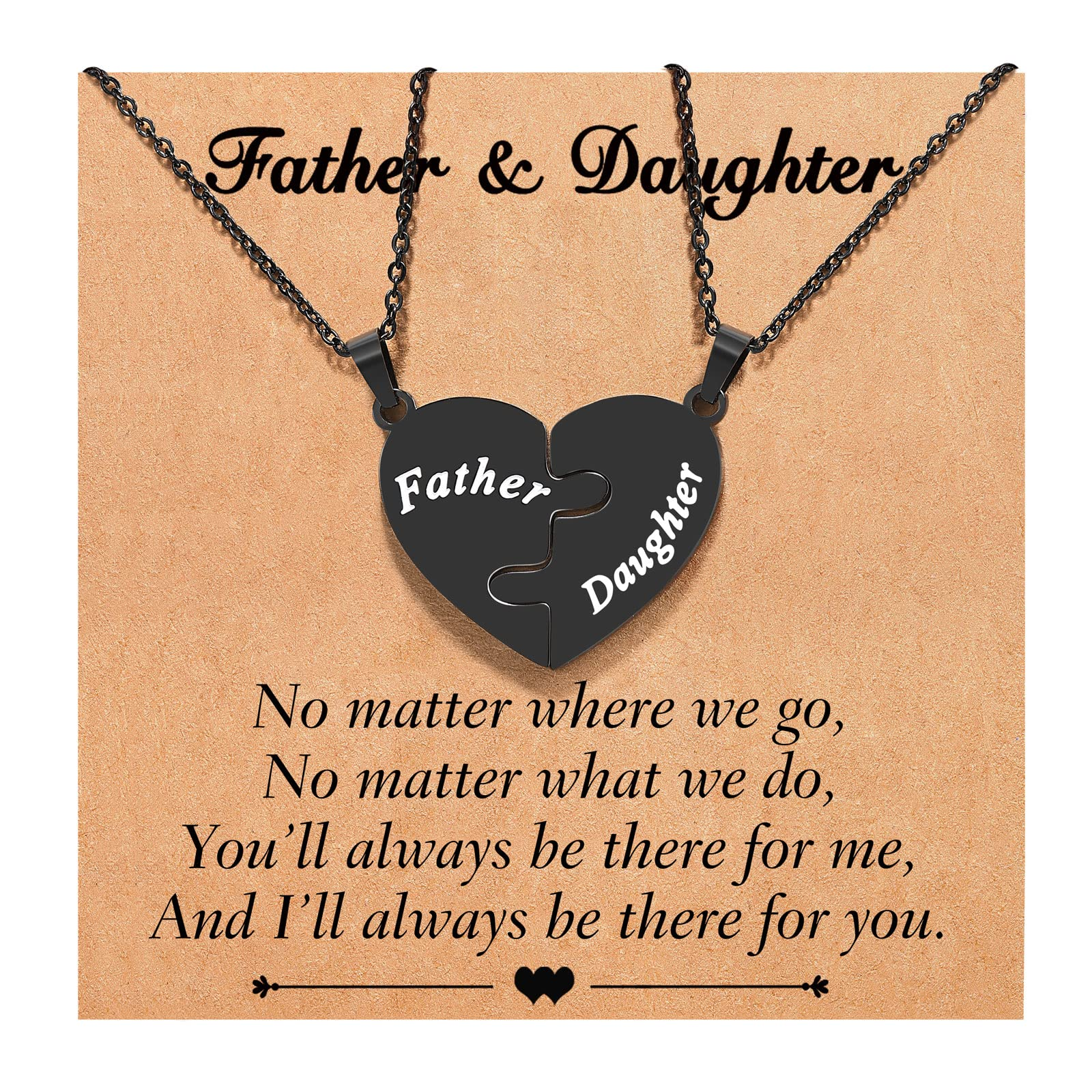 Father Daughter-Black&Black