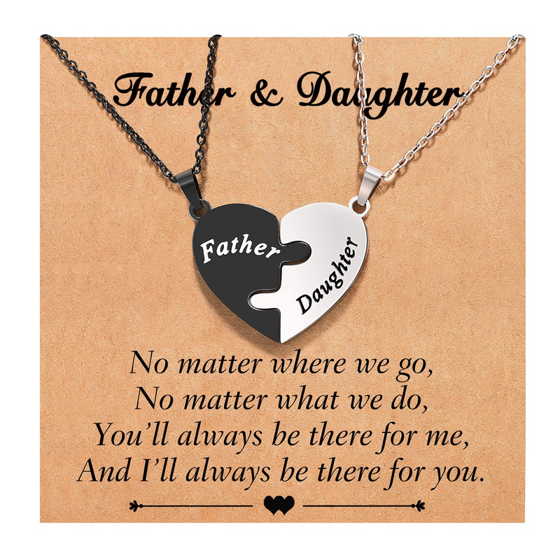 Father Daughter-White&Black