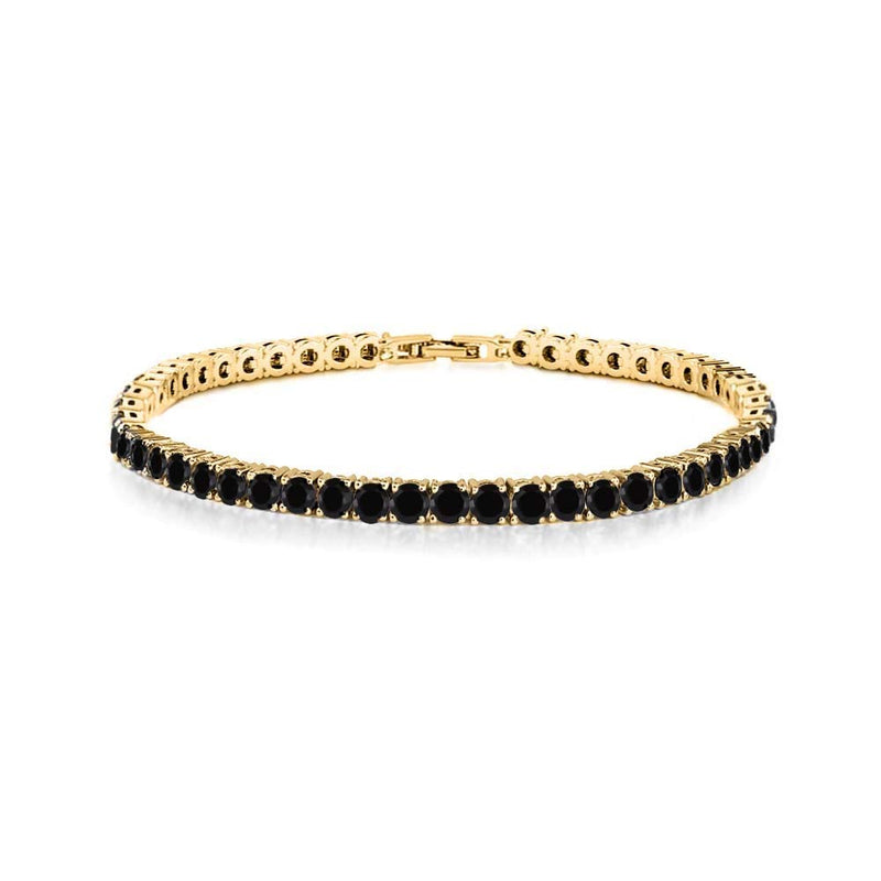 Gold plated- Black Stone