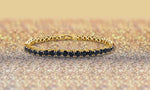 Gold plated- Black Stone