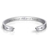 Grow through what you go through-motivatainal bracelets for teen girls