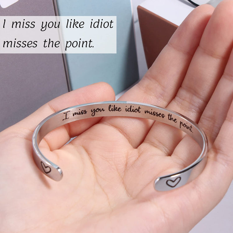 I miss you like idiot misses the point