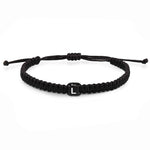 Initial Bracelets for Teen Girls Handmade Woven Rope Braided Valentine's Day Gifts for Her Girlfriend A-Z Charm Jewelry