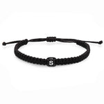 Initial Bracelets for Teen Girls Handmade Woven Rope Braided Valentine's Day Gifts for Her Girlfriend A-Z Charm Jewelry