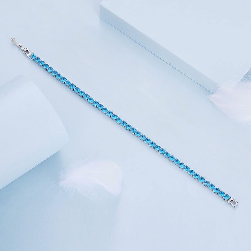 Square Blue-Silver