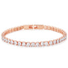 Square Clear-Rose Gold